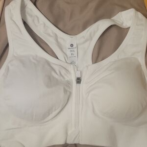 Velocity White Sports Bra